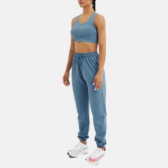 Girls fashion loose leggings sportswear workout fitness set